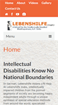 Mobile Screenshot of lebenshilfeindia.org